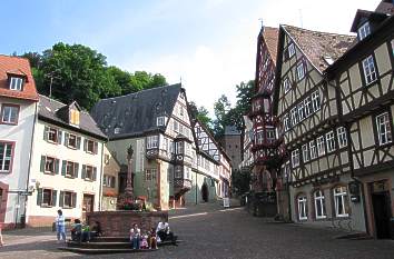 Marktplatz am Schnatterloch in Miltenberg