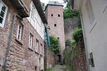 Schnatterlochturm mit Schnatterloch in Miltenberg