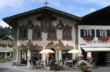 Lüftlmalerei in Mittenwald