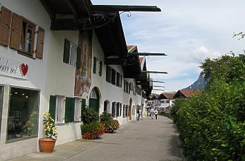 Regenrinnen am Dekan-Karl-Platz in Mittenwald