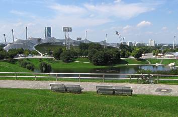 Olympiapark mit Olympiastadion
