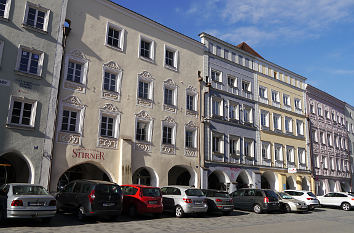 Bürgerhäuser Neuötting im Inn-Salzach-Stil