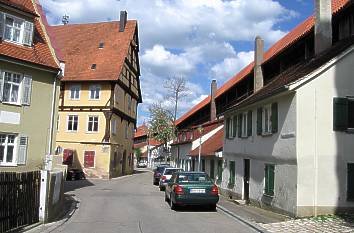 Münzhaus und Stadtmauer in Nördlingen