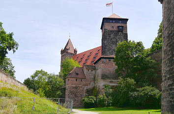 Kaiserburg Nürnberg und Festlungsgraben