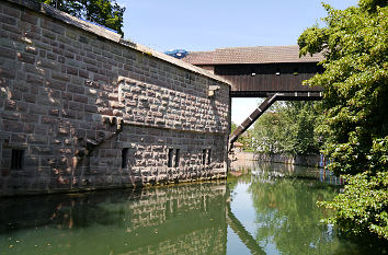 Durchlass der Pegnitz am Kasemattentor in Nürnberg