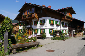 Bayrisches Bauernhaus in Oberstdorf