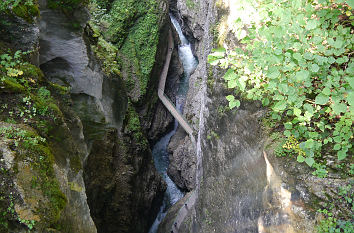 Breitachklamm: Blick vom Zwingsteg