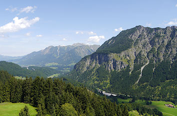 Blick aus Seilbahn unterhalb Fellhorn