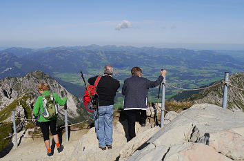 Blick vom Nebelhorn Allgäuer Hochalpen