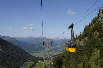 Bergbahn an der Seealpe zum Nebelhorn