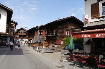 Historisches Bauernhaus Fußgängerzone Oberstdorf
