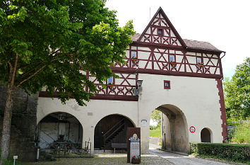 Innenseite Unteres Tor und Taubenturm Ochsenfurt