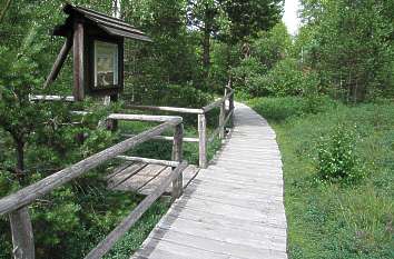 Rhön: Hinweistafel im Schwarzen Moor