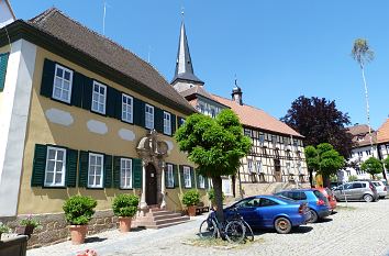 Flenderstraße am Rathaus in Seßlach