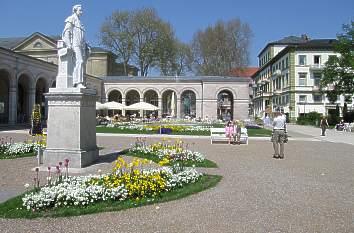 Kurpark in Bad Kissingen in Bayern