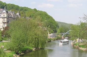 Fränkische Saale in Bad Kissingen