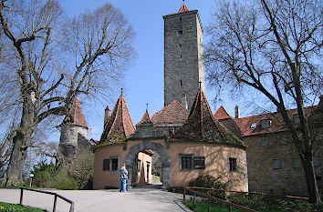 Rothenburg ob der Tauber in Bayern