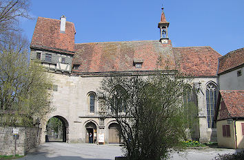 St. Wolfgangskirche und Klingentor in Rothenburg