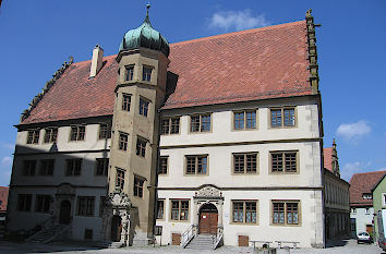 Kirchplatz in Rothenburg ob der Tauber