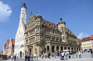 Rathäuser in Rothenburg ob der Tauber