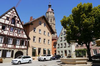 Am Hof in Weißenburg mit Andreaskirche