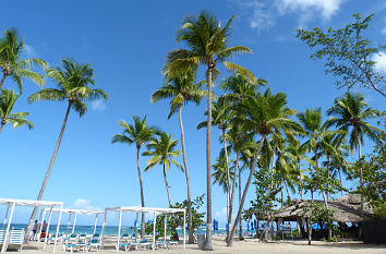 Hotelstrand an der Playa Dorada