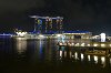 Marina Bay in Singapur bei Nacht