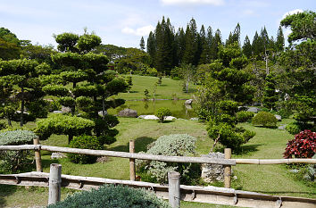 Japanischer Garten im Botanischen Garten von Santo Domingo