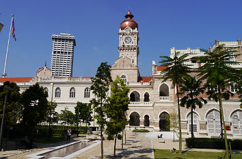 In dem heute als Bangunan Sultan Abdul Samad bezeichneten Bauwerk residierte einst der britische Gouverneur