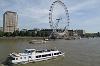 Themse und London Eye