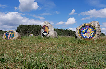 Findlingspark im Naturpark Schlaubetal