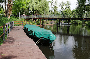 Speewaldhafen an der Schlossinsel Lübben