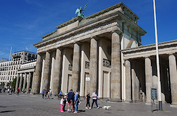 Rückseite Brandenburger Tor in Berlin