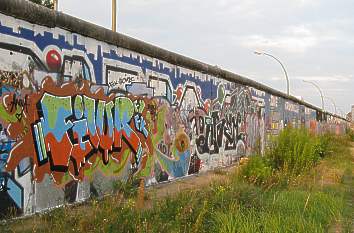 East-Side-Gallery an der Berliner Mauer