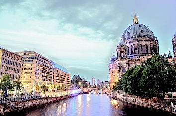 Spree und Berliner Dom