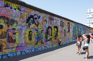 East-Side-Gallery an der Berliner Mauer