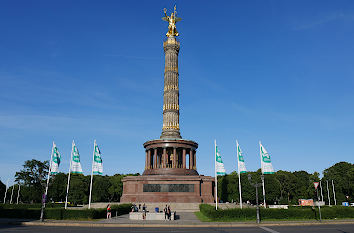 Siegessäule im Tiergarten in Berlin
