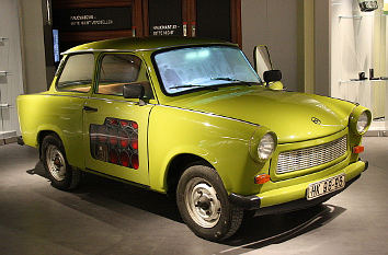 Trabant der Stasi im Spionagemuseum Berlin