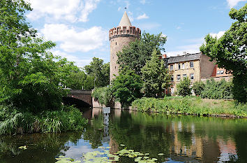 Steintorturm und Stadtkanal in Brandenburg an der Havel
