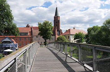 Domstrengbrücke und Dom in Brandenburg an der Havel