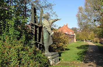 Stadtmauer in Luckau