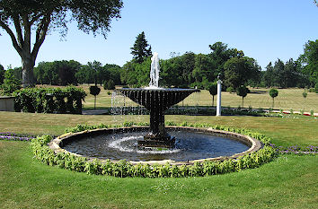 Brunnen am Schloss Charlottenhof in Sanssouci