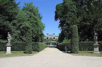 Gartenachse zum Orangerie Sanssouci