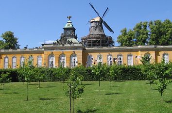 Neue Kammern und historische Mühle Potsdam Sanssouci
