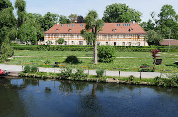 Spreewaldfließ am Hafen von Lübbenau