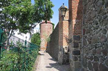 Templiner Stadtmauer am Pulverturm