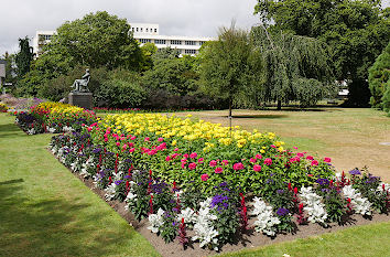 Blumen im Park in Baden-Württemberg