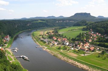 Elbe an der Bastei