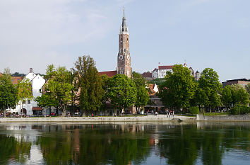 Isar in Landshut