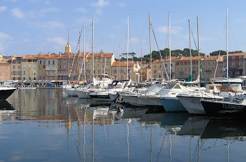 Boote im Hafen von Saint-Tropez